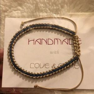 two matching bracelets